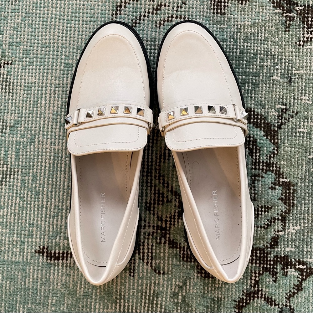 Marc Fisher Studded Loafers - image 1